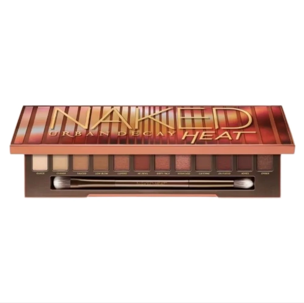 Urban Decay Naked Heat Eyeshadow Palette 12 Amber neutral eyeshadows NI